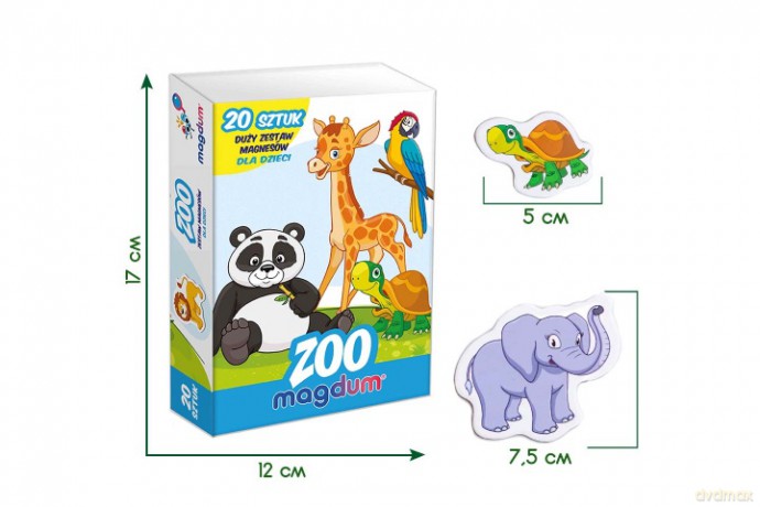 Zestaw magnesów ZOO MV6032-01 54291