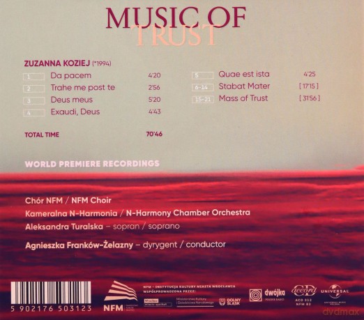 Turalska Chór Nfm: Music Of Trust [CD]