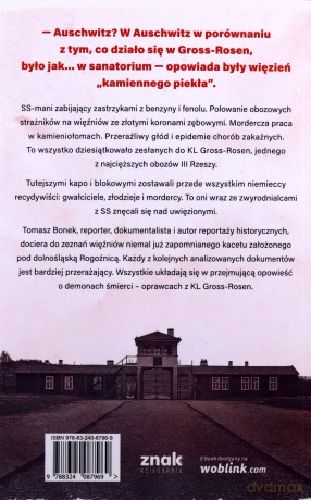 Demony śmierci. Zbrodniarze z Gross-Rosen wyd. specjalne - Tomasz Bonek [KSIĄŻKA]