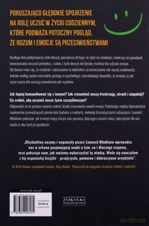 Emocje. Jak uczucia kształtują nasze myślenie - Leonard Mlodinow [KSIĄŻKA]