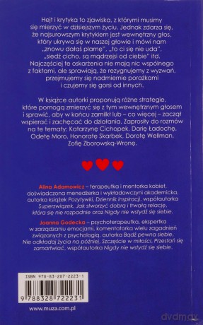 Jak uciszyć wewnętrznego krytyka i uwierzyć w siebie wyd. kieszonkowe - Alina Adamowicz, Joanna Godecka [KSIĄŻKA]