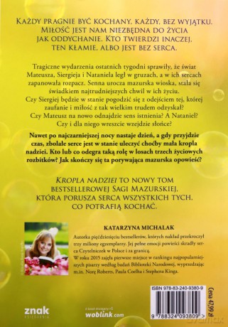 Kropla nadziei - Katarzyna Michalak [KSIĄŻKA]