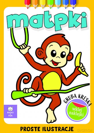 Małpki. Gruba kreska [KSIĄŻKA]