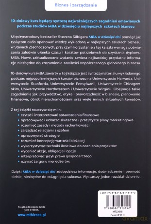 MBA w dziesięć dni. Praktyczny kurs menedżerski - Steven A. Silbiger [KSIĄŻKA]