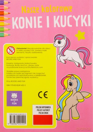 Nasze kolorowe konie i kucyki [KSIĄŻKA]