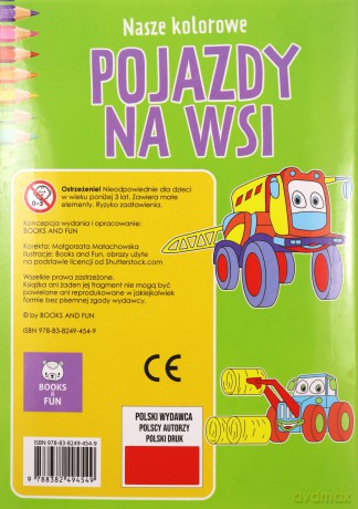 Nasze kolorowe pojazdy na wsi [KSIĄŻKA]