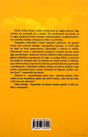 Niebo istnieje... naprawdę! - Todd Burpo [KSIĄŻKA]