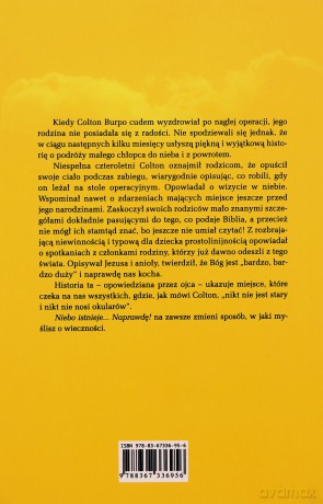 Niebo istnieje... naprawdę! - Todd Burpo [KSIĄŻKA]