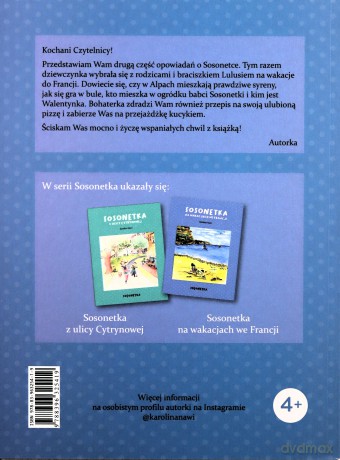 Sosonetka na wakacjach we Francji - Karolina Nawi [KSIĄŻKA]