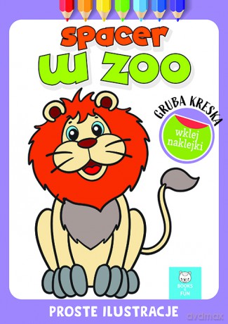 Spacer w zoo. Gruba kreska [KSIĄŻKA]