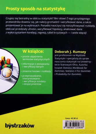 Statystyka dla bystrzaków - Deborah J. Rumsey [KSIĄŻKA]