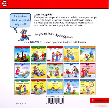 Zuzia się zgubiła. Mądra Mysz - Liane Schneider [KSIĄŻKA]