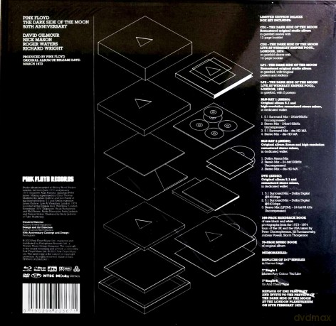 Pink Floyd: The Dark Side Of The Moon [BOX] [2xWinyl]+[2xBlu-Ray]+[DVD]+[2CD]