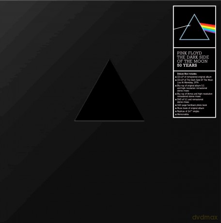 Pink Floyd: The Dark Side Of The Moon [BOX] [2xWinyl]+[2xBlu-Ray]+[DVD]+[2CD]