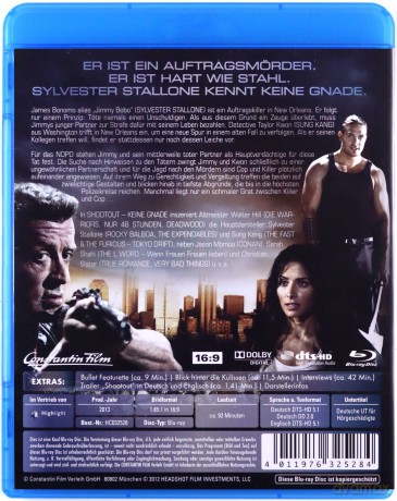 Bullet to the Head (Kula w łeb) [Blu-Ray]
