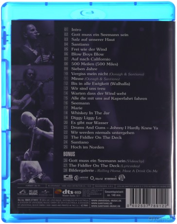 Santiano - Mit den Gezeiten/Live aus der o2 World Hamburg [Blu-Ray]