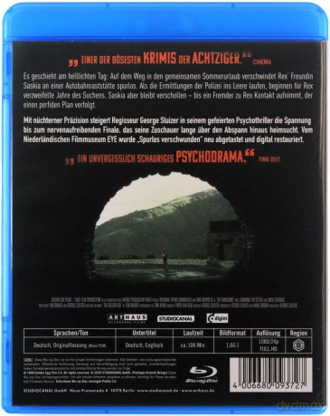 Spoorloos (Zniknięcie) [Blu-Ray]