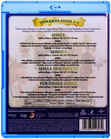 The Shrek Collection Season 1-4 [4xBlu-Ray]