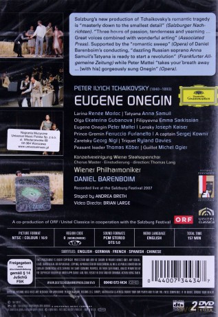 Daniel Barenboim: Tchaikovsky:Eugene Onegin [2DVD]