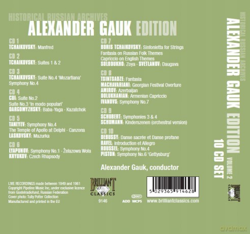 Alexander Gauk Edition Vol.2 (Historical Russian Archives) [CD]