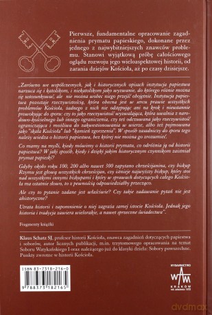 Prymat Papieski. Od początków do współczesności - Schatz Klaus [KSIĄŻKA]