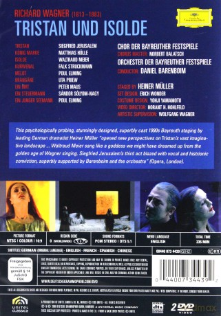 Daniel Barenboim: Wagner:Tristan And Isolde [2DVD]