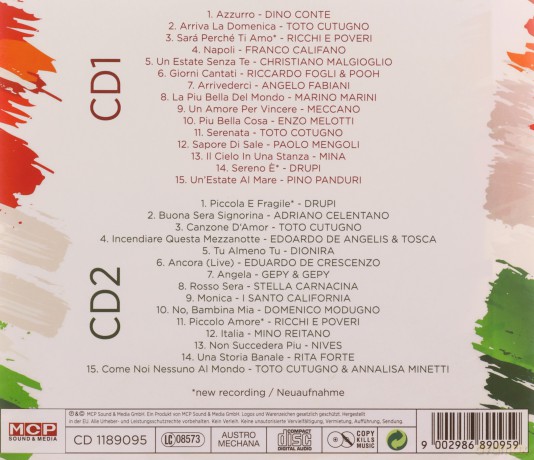Bella Italia: 30 unvergessene Hits aus Italien [2CD]