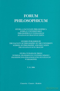 Forum Philosophicum T. 11 [KSIĄŻKA]
