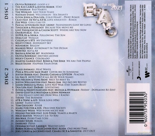 Bravo The Hits 2021 [2CD]