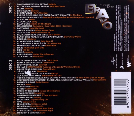 Bravo The Hits 2022 [2CD]