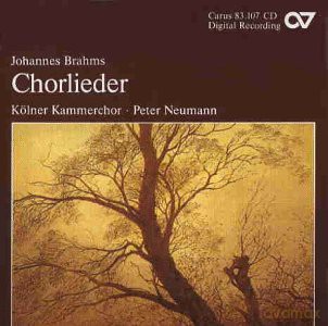 Johannes Brahms (1833-1897): Chorlieder op.42,op.62,op.92 [CD]
