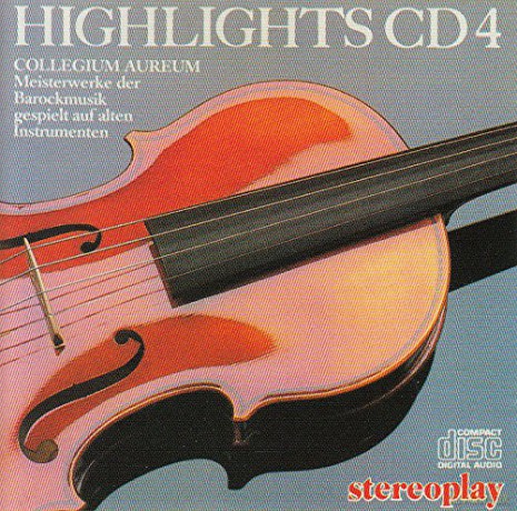 Johann Sebastian Bach (1685-1750): Collegium Aureum - Meisterwerke des Barock auf alten Instrumenten [CD]