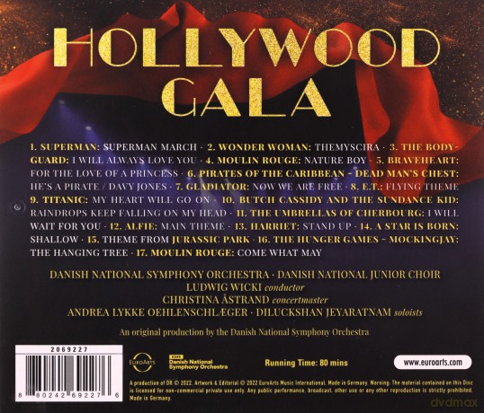John Williams: Danish National Symphony Orchestra - Hollywood Gala [CD]
