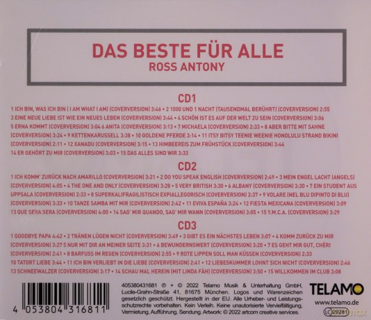 Ross Antony: Das Beste fur alle [3CD]