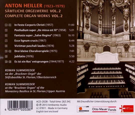 Anton Heiller (1923-1979): Das Orgelwerk Vol.2 [CD]