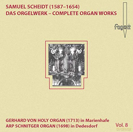 Samuel Scheidt (1587-1654): Das Orgelwerk Vol.8 [CD]