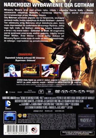 Batman DCU: Mroczny rycerz powrót 2 [DVD]
