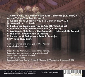 Johann Sebastian Bach (1685-1750): Dias Karimov - Bachiana [CD]