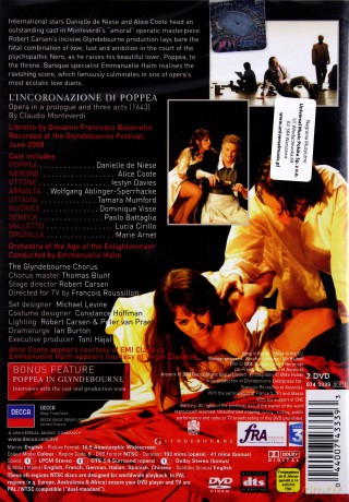 Danielle De Niese: Monteverdi:Poppea [2DVD]