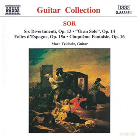 Fernando Sor (1778-1839): Divertimenti op.13 f.Gitarre [CD]
