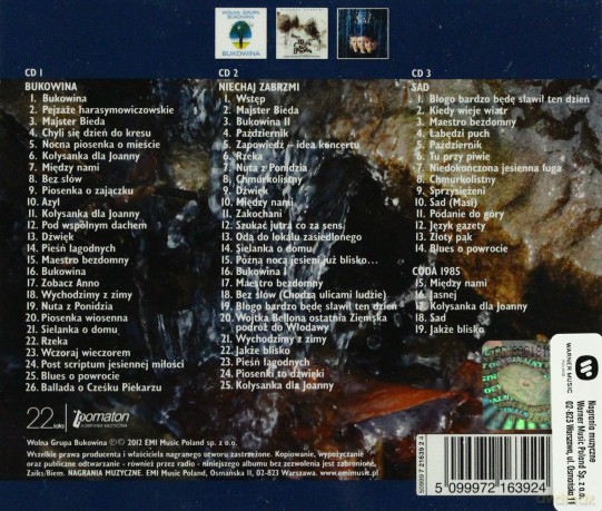 Wolna Grupa Bukowina: Kolekcja 22.Lecia Pomatonu [3CD]