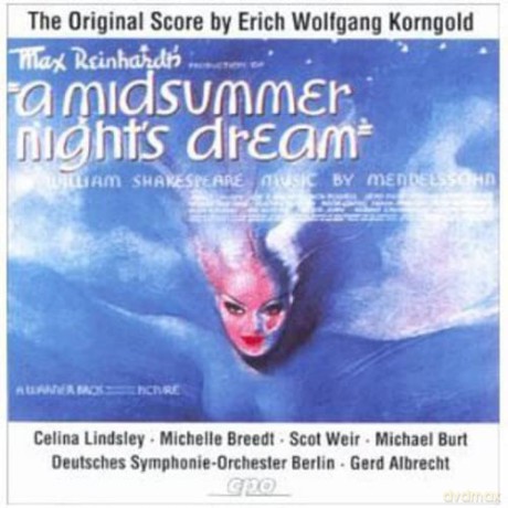 Erich Wolfgang Korngold (1897-1957): Ein Sommernachtstraum (Filmmusik) [CD]
