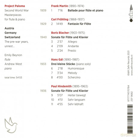Frank Martin (1890-1974): Emily Beynon - Project Paloma [CD]