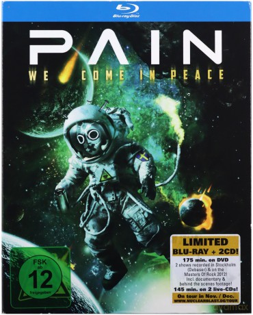 Pain: We Come In Peace (digipack) [Blu-Ray]+[2CD]