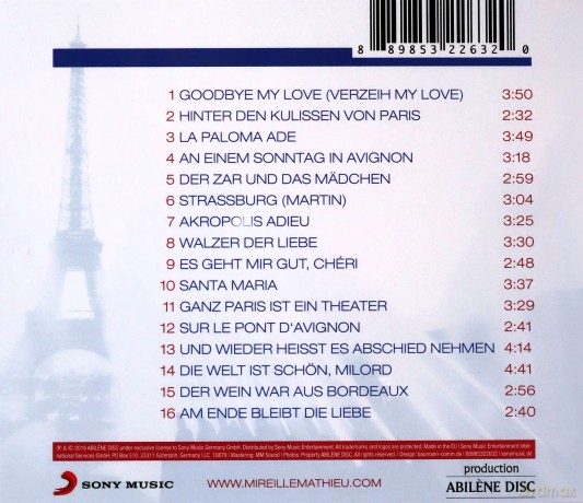 Mireille Mathieu: Ewig ist l'amour: Meine schśnsten Melodien [CD]