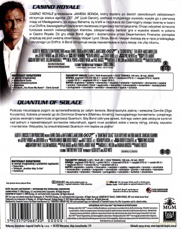 007 James Bond: Daniel Craig Collection - Casino Royale / Quantum of Solace [2xBlu-Ray]