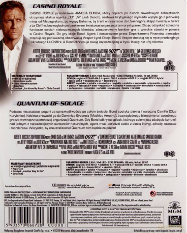 007 James Bond: Daniel Craig Collection - Casino Royale / Quantum of Solace [2xBlu-Ray]