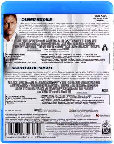 007 James Bond: Daniel Craig Collection - Casino Royale / Quantum of Solace [2xBlu-Ray]