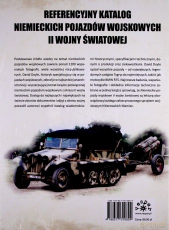 Niemieckie pojazdy wojskowe II wojny światowej - David Doyle [KSIĄŻKA]