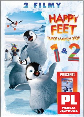 Happy Feet: Tupot małych stóp 1+2 plus prezent - książeczka do kolorowania BOX [3DVD]
